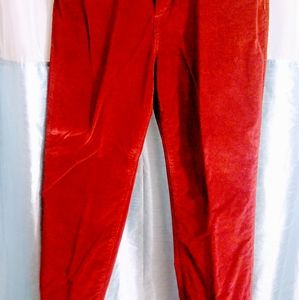 Burgandy fine corduroy pants